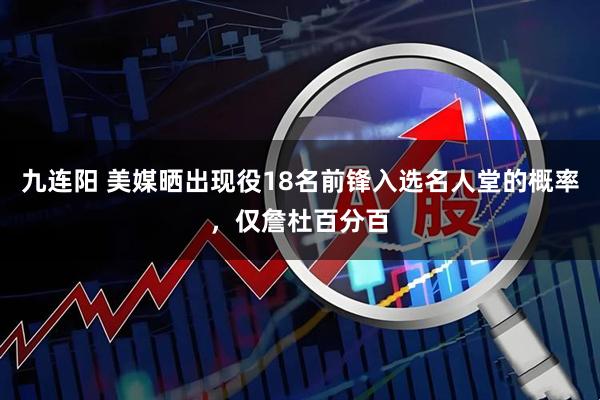 九连阳 美媒晒出现役18名前锋入选名人堂的概率，仅詹杜百分百