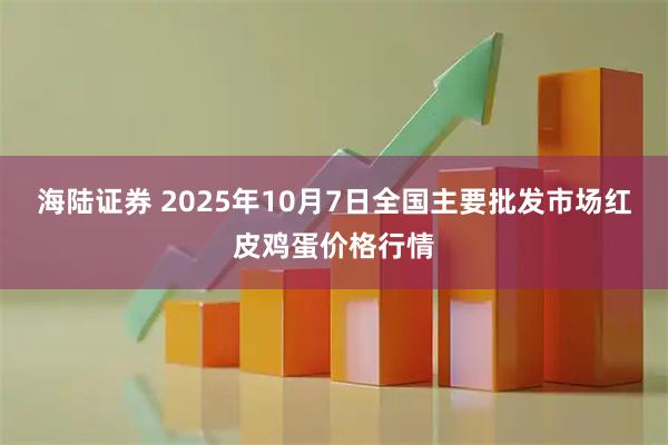 海陆证券 2025年10月7日全国主要批发市场红皮鸡蛋价格行情