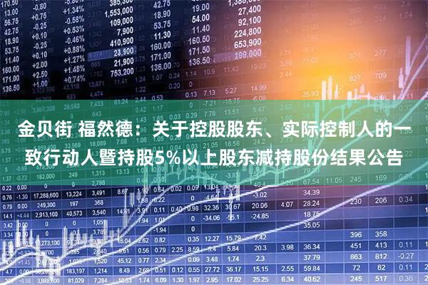金贝街 福然德：关于控股股东、实际控制人的一致行动人暨持股5%以上股东减持股份结果公告